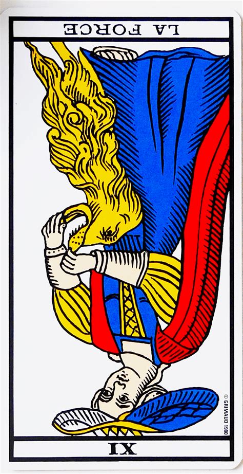 La Force dans le Tarot de Marseille : Signification